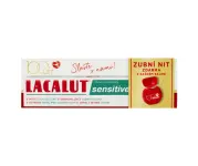 14254-lacalut sensitive zubni pasta 75ml+dentalni nit 100 let edice